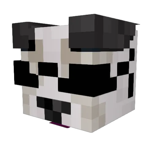 Smeggy66 Minecraft avatar head, 3D render