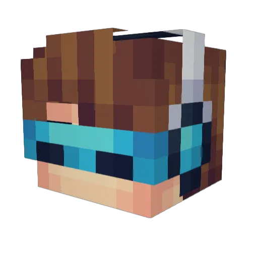 Smegl_56 Minecraft avatar head, 3D render