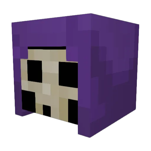 Smejk2 Minecraft avatar head, 3D render