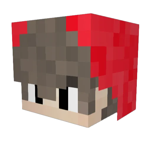 Smelborf Minecraft avatar head, 3D render