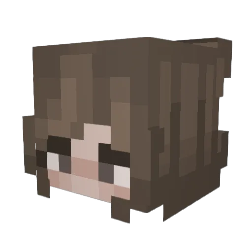 SmellMyFeet Minecraft avatar head, 3D render