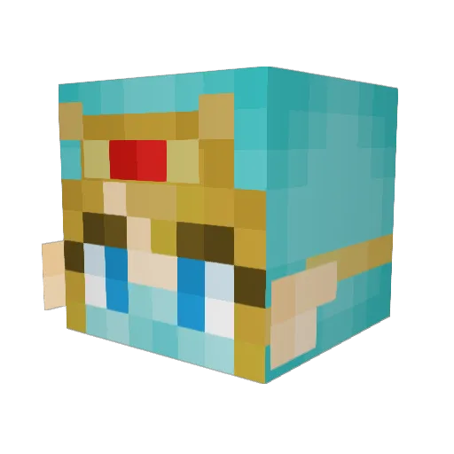 Smellie_235 Minecraft avatar head, 3D render