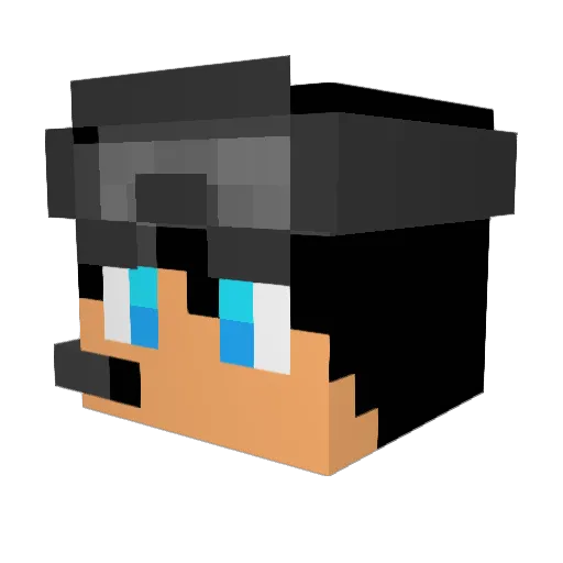 Smells2000 Minecraft avatar head, 3D render