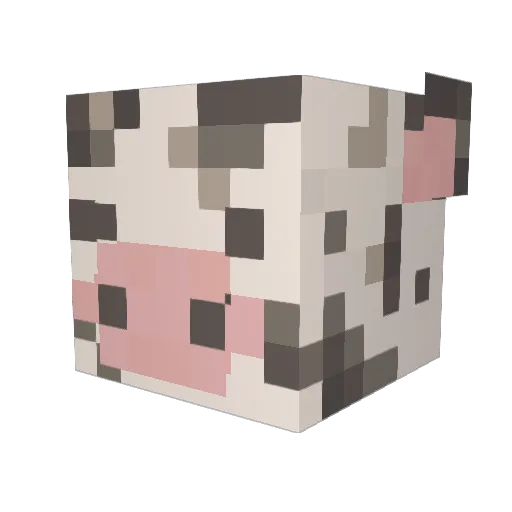 SmellyAley Minecraft avatar head, 3D render