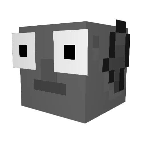 SmellyAlt08 Minecraft avatar head, 3D render