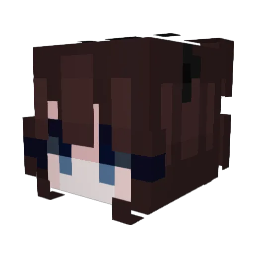 SmellyDelta Minecraft avatar head, 3D render