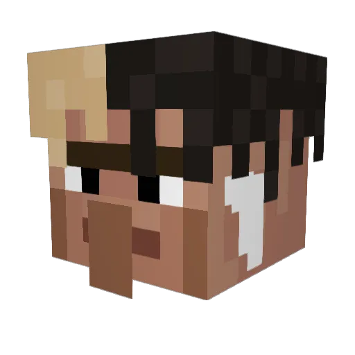 SmellyRats Minecraft avatar head, 3D render