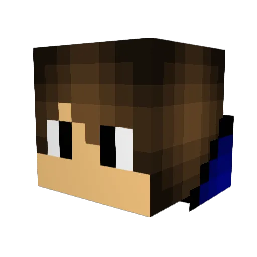 Smencl3 Minecraft avatar head, 3D render