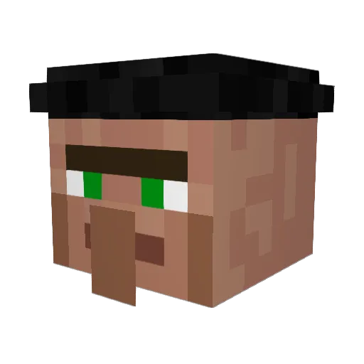 Smetboy Minecraft avatar head, 3D render