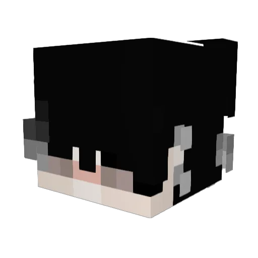 Smewnyavka Minecraft avatar head, 3D render