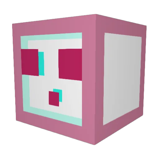 SmexyGoosy Minecraft avatar head, 3D render