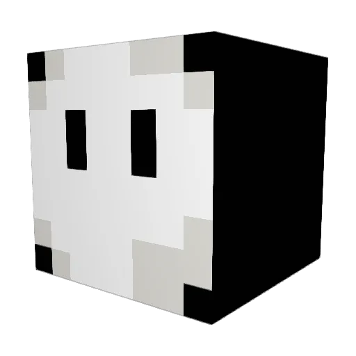 Smezila Minecraft avatar head, 3D render
