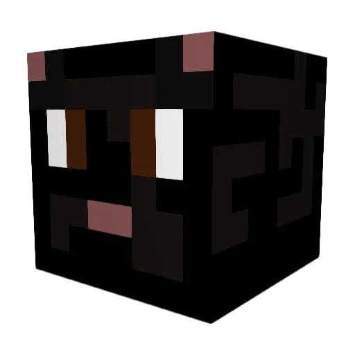 Smhhhhhhhh Minecraft avatar head, 3D render