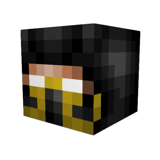 Smider Minecraft avatar head, 3D render