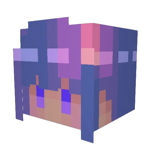 Smidgebeans Minecraft avatar head, 3D render
