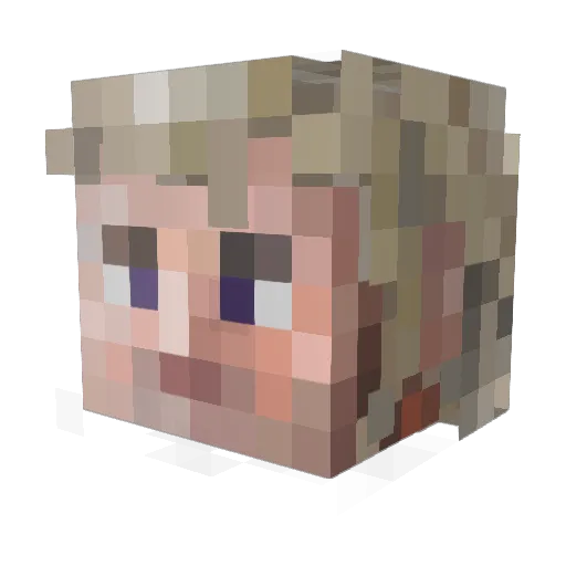 Smiffy_ Minecraft avatar head, 3D render