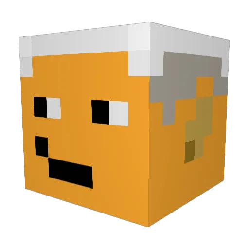 Smigi132 Minecraft avatar head, 3D render