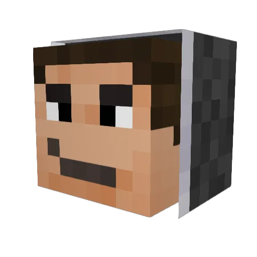 Smigi420 Minecraft avatar head, 3D render