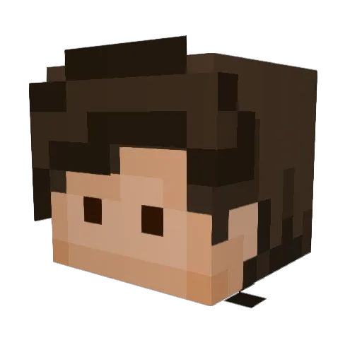 Smilas_ Minecraft avatar head, 3D render