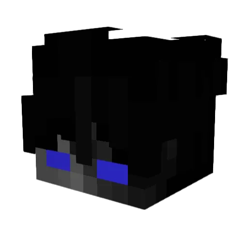 Smilatface Minecraft avatar head, 3D render