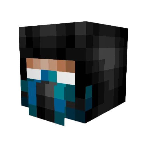 Smile1990 Minecraft avatar head, 3D render