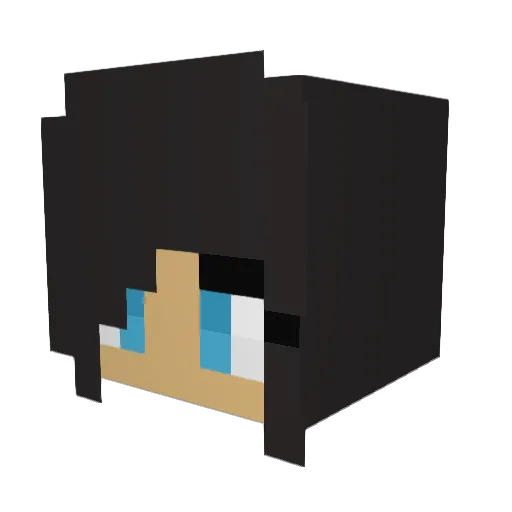 SmileAtYrSlayer Minecraft avatar head, 3D render
