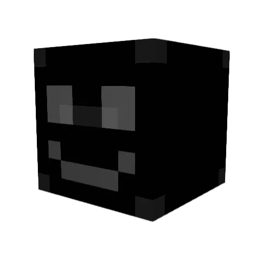SmileCurse Minecraft avatar head, 3D render