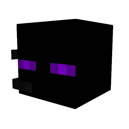 SmileDaemon Minecraft avatar head, 3D render