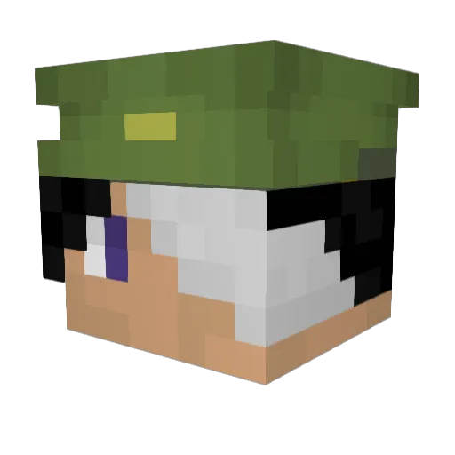 SmileDenchik2021 Minecraft avatar head, 3D render