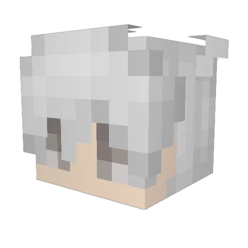 SmileForMe_ Minecraft avatar head, 3D render
