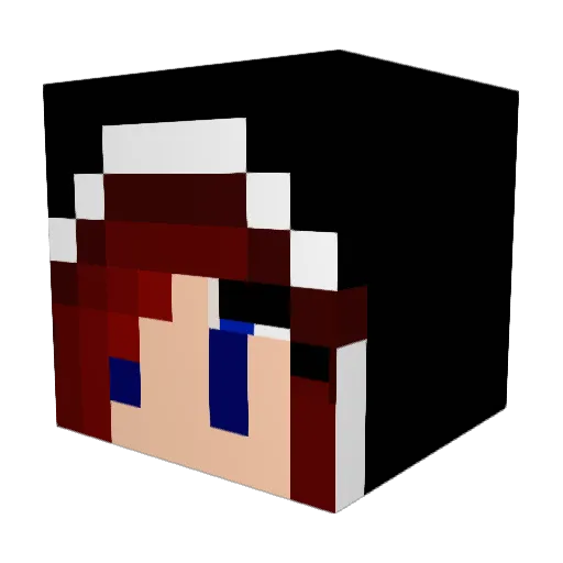 Smile_Crafter Minecraft avatar head, 3D render