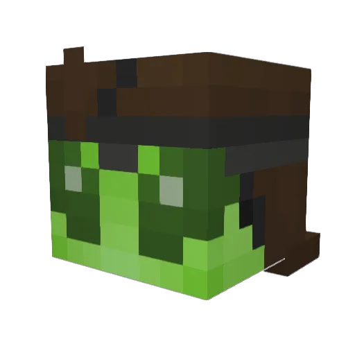 Smile_x3 Minecraft avatar head, 3D render