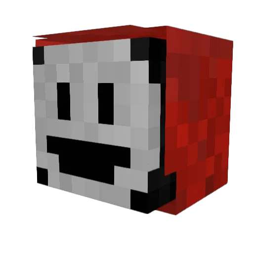 Smilensis Minecraft avatar head, 3D render