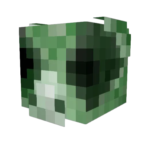 Smilephee Minecraft avatar head, 3D render