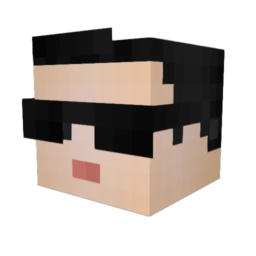 Smiler1000 Minecraft avatar head, 3D render