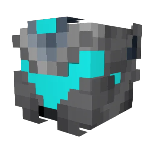SmilerDude Minecraft avatar head, 3D render