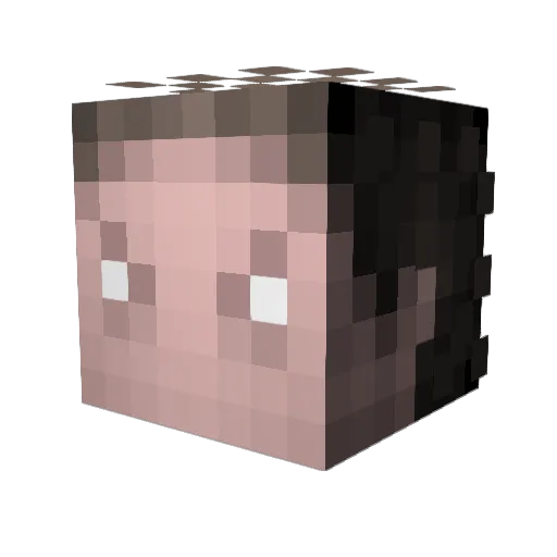 Smiles_OBrien Minecraft avatar head, 3D render