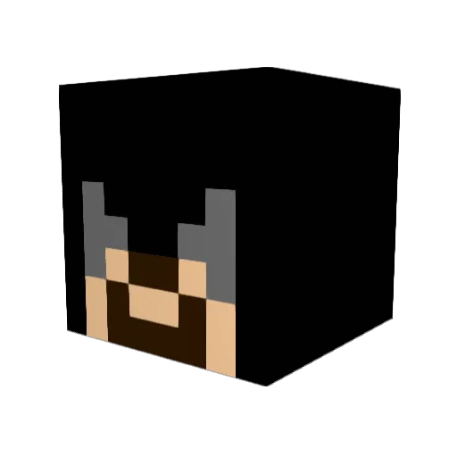 Smilestyle1 Minecraft avatar head, 3D render