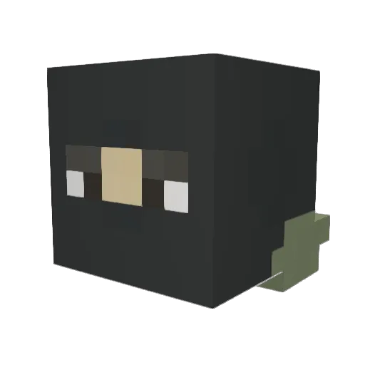 Smiley3100 Minecraft avatar head, 3D render