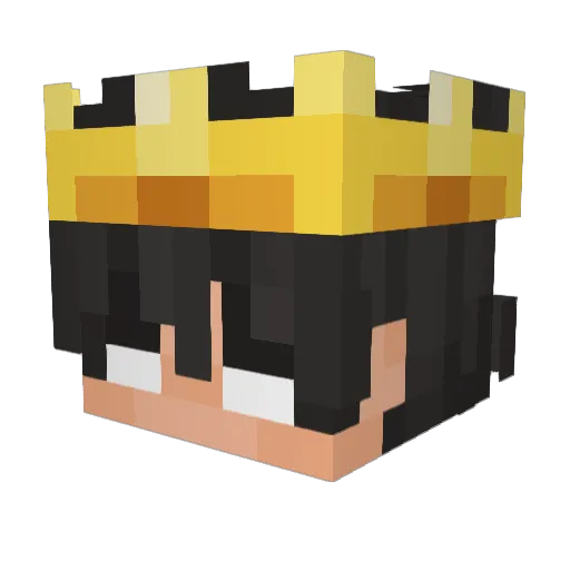 Smiley776 Minecraft avatar head, 3D render