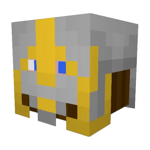 Smiley829 Minecraft avatar head, 3D render