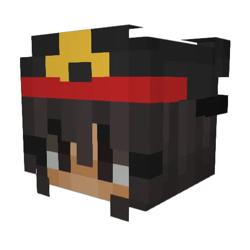 SmileyDimple Minecraft avatar head, 3D render