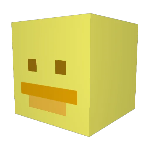 SmileyFaceGalore Minecraft avatar head, 3D render