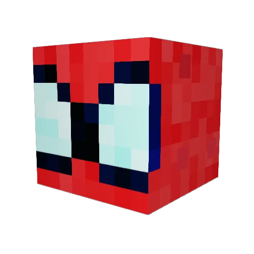 SmileyLeech4 Minecraft avatar head, 3D render