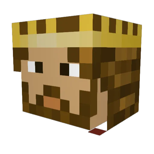 Smileyman122 Minecraft avatar head, 3D render