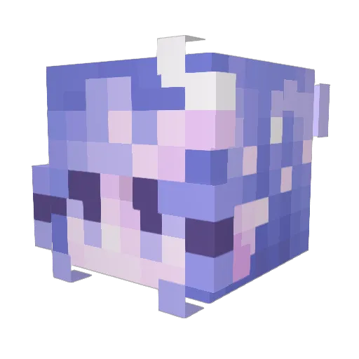 Smileymew Minecraft avatar head, 3D render