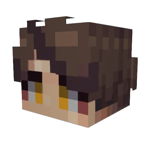 Smiling3116 Minecraft avatar head, 3D render