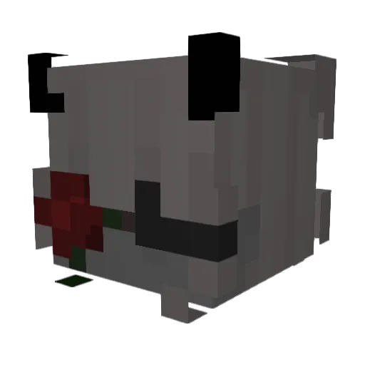 SmilingNick Minecraft avatar head, 3D render
