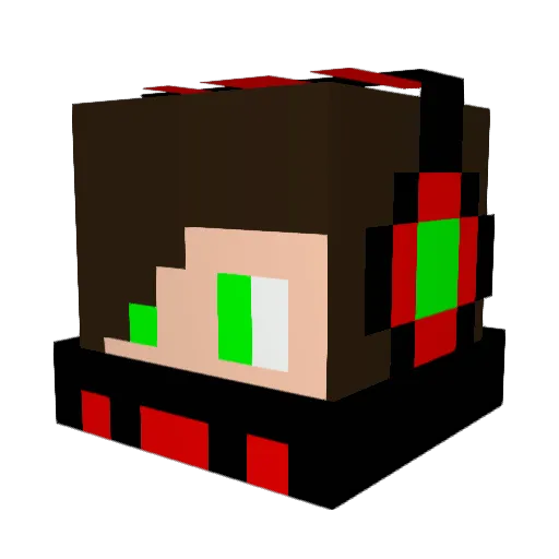 Smiling_Mask Minecraft avatar head, 3D render