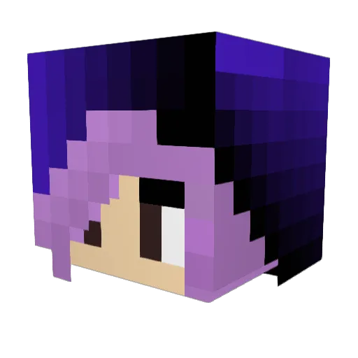 Smilla08 Minecraft avatar head, 3D render